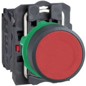 Resim Schneider XB5AA42 22 mm Yaylı Kırmızı Kumanda Butonu Plastik 