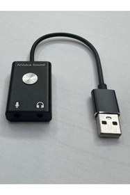 Resim Genel Markalar Aivoice ses kartı kablolu usb ses kartı ses çeviri için usb ses kartı 