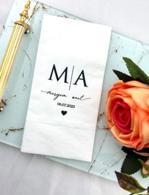 Resim Baskılı Söz Düğün Nişan Peçetesi 20 Adet 