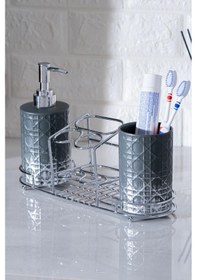 Resim Acar Odeon 3 Parça Banyo Seti Renkli 