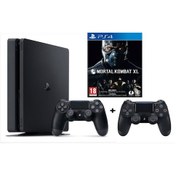 Resim Sony Play Station Ps4 1Tb Slim + 2 Kol V2 + Mortal Kombat Xl Teşhir 