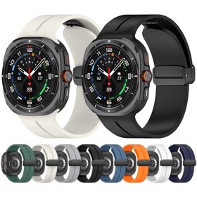 Resim Samsung Ultra Watch Uyumlu Silikon Mıknatıslı Kordon 