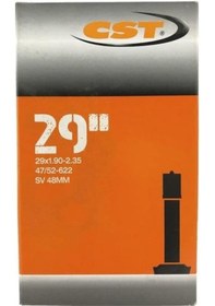 Resim Cst 29X1.90-2.35 SV 48 MM Bisiklet İç Lastiği Siyah 