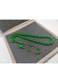 Resim İskeçe Tesbih Exclusive Efsane Usta Muhammed Erden Eseri Vip Özel Kadife Kutulu Yansımalı Alman Oyun Zarı Tesbih 6302 