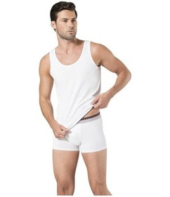 Resim Pierre Cardin 155 Erkek Atlet Boxer Takım - Beyaz 001 