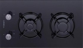 Resim Action Sabit Bek Izgaralı Pilli Çakmaklı Caravan Için Özel Seri Siyah Cam Ankastre Tüplü Ocak 