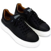 Resim Tamer Tanca Erkek Hakiki Deri Siyah Sneakers & Spor Ayakkabı 1133 An-01 Erk Ayk Y25 Sıyah Zuma Siyah 