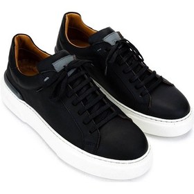 Resim Tamer Tanca Erkek Hakiki Deri Siyah Sneakers & Spor Ayakkabı 1133 An-01 Erk Ayk Y25 Sıyah Zuma Siyah 