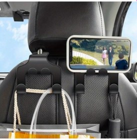 Resim Büro Ev Ofis Arabası İçin Araç İçi Koltuk Arka Askılık Oto Telefon Tutucu Organizer 