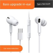 Resim Type-c Kablolu Kulak İçi Uyku Kulaklığı - Gürültü Önleme Özellikli Um25020-1 Yurt Dışından 301 Huawei Uyku Kulaklığı İçin 