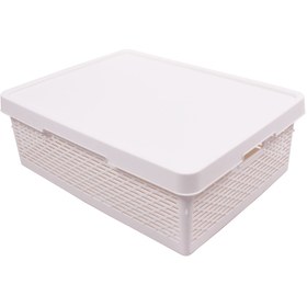 Resim QUTU Q Basket Çamaşır Sepeti 36 Litre Beyaz 