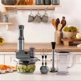 Resim Allians Güçlü 2500W Uzun Blender ve Mutfak Robotu, 6 Bıçaklı, Ayaklı Cam Tasarım 