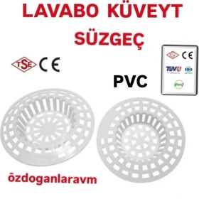 Resim Pvc Küvet Lavabo Süzgeci 2 Li Set 