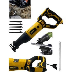 Resim Staxx Power Germany 4200 W Metal Şanzuman Tilki Kuyruğu Tuğla Ahşap Kemik Kesim Makinası Panter Testere 360'' 