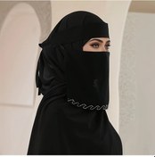 Resim Willowhaven Rs137 Siyah Kadınlar İçin Tam Kapamalı Nikab Ve Maske - Ayarlanabilir Baş Bandı Rs137-siyah 