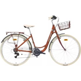Resim Carraro Julıet 28 Jant 430H 21 V Vb Şehir Bisikleti Mat Kiremit Krem 