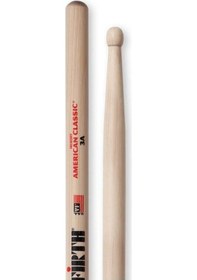 Resim Vic Firth 3a American Classic 3a Baget Kalın Ve Kısa - Güçlü Atak - Ahşap Uç 