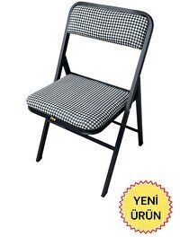 Resim Hey Modüler Mobilya Katlanır Kazayağı Siyah Piknik Kamp Sandalyesi 