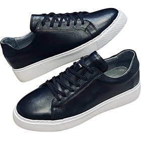 Resim Beyaz Düz Taban Sneakers Model Hakiki Deri Günlük Casual Erkek Ayakkabı 