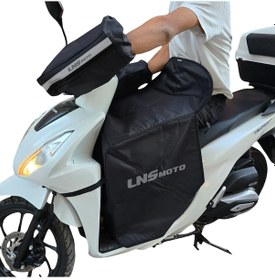 Resim Scooter Motorsiklet El Koruma Rüzgarlık+ Diz Örtüsü İmperteks 