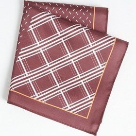 Resim Ac&Co / Altınyıldız Classics Erkek Bordo - Beyaz Desenli Mendil Bordo - Beyaz 
