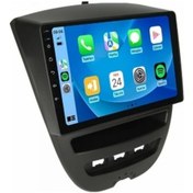 Resim Peugeot 107 2005-2014 6gb Ram 64gb Hafıza 8 Çekirdek Carplay Kamera Android Multimedya 9" 