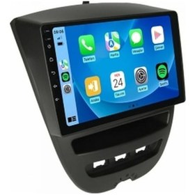 Resim Peugeot 107 2005-2014 6gb Ram 64gb Hafıza 8 Çekirdek Carplay Kamera Android Multimedya 9" 