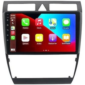 Resim Audi A6 1997-2003 Android 2gb Ram 32gb Rom Carplay Navigasyon Multimedya 