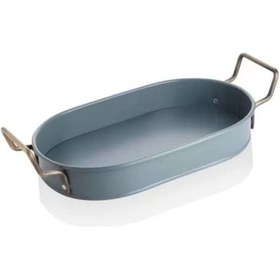 Resim Balsa 7017 Metal Mavi Tepsi 32 Cm 