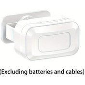 Resim Xuweiwei Beyaz Kablosuz Kizilotesi Pır Hareket Sensorlu Kapi Zili Cift Zil Sesli Ayarlanabilir Sessizlik Pil İle Calisan Modern Tasarim Kolay Kurulum 