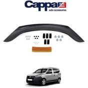 Resim Kolaylıspider Cappafe Dacia Dokker Ön Kaput Koruyucu Rüzgarlık 4mm (ABS) 2013-› 