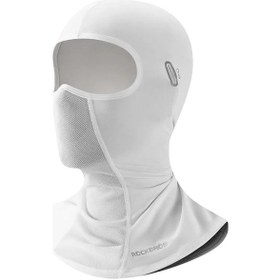Resim Rockbros Lf70878 Buz İpek Yüz Maskesi Boyun Körüğü Yaz Anti-Uv Balaklava Beyaz 