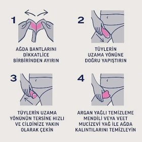 Resim Veet Pure Hipoalerjenik Parfümsüz Sir Ağda Bandı 1 x 16 Adet Bikini Bölgesi & Koltuk Altı İçin 