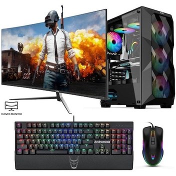 Izoly ST999004 i3-12100F 16 GB 256 GB M.2 NVMe GTX1660S 6 GB 27" Free Dos Masaüstü Oyuncu Bilgisayarı