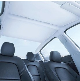 Resim Chuangyinshop Tesla Model 3 New Version İçin Güneşlik Perde Uv Koruma Ve Isı Yalıtımı 