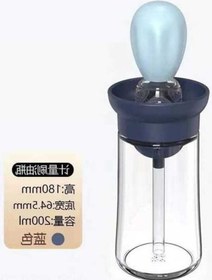 Resim Besthome1 Mavi Silikon Fırçalı Barbekü Sosisli Cam Şişe, Gıda Seviyesi Fırça Çok Renkli Çok Renkli 