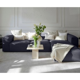 Resim ERİZA Relax Soft 4 Modül Köşe Takımı (KOYU MAVİ) Keten 560 