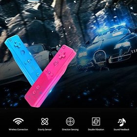 Resim Arrocent Wii Controller Wireless, Remote Controller Compatible for Wii Wii U Console, with Silicone Case and Wrist Strap – Black and White 