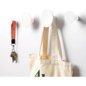 Resim Cajuart Dörtlü Yuvarlak Beyaz Renk Ev Ofis Hol Duvar Askılık Süs Beyaz 