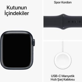 Resim Apple Watch Series 9 GPS 41mm Alüminyum Kasa Akıllı Saat Outlet | Orijinal 