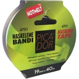 Resim Pıcador 19X40 M Krepe Maskeleme Bandı 