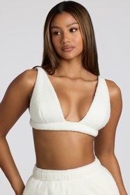 Resim Beyaz V Yaka Polar Bralet - XXS 