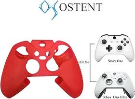 Resim OSTENT Xbox One Elite Controller için Yumuşak Koruyucu Silikon Kauçuk Kılıf Kapak (Kırmızı) 