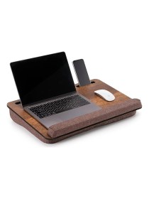Resim Hype Store Vigo WOOD-LS023 Minderli Laptop Sehpası (Ceviz) 