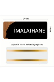 Resim zafrakreklam Ofis -Kapı İsimliği, Yönlendirme levhası 26X10Cm - İMALATHANE 