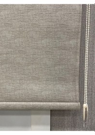 Resim Lüks Güneşlik Düz Stor Perde Bej Bej 