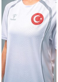 Resim Hummel Target Milli Takım Antrenman Tişört Beyaz 