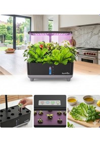 Resim Hydroponic Bitki Büyütme Sistemi Gri 