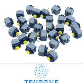 Resim TEKZONE Kailh Silent Mouse Switch Sarı 2 Adet,Kablolu/Kablosuz Mouse Switch Boyut:6,6*7,3 M590M330M220MR0094 