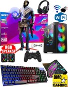 Resim DMC N130x (PUBG,GTA 5) I5 3470,16gb Ram,512gb Ssd,8gb Rx580,23'8 165hz Masaüstü Oyuncu Bilgisayarı 